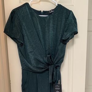 NWT LULU’s Green Jumpsuit